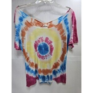 No Boundaries Girls Juniors Size XL/XG (15-17) Tie Dye Tee Shirt